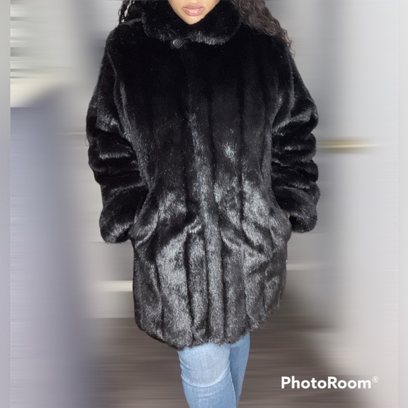 Dennis Basso Faux Fur Mink - Picture 3 of 11